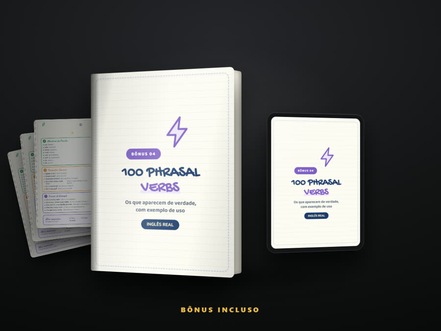Bônus: 100 Phrasal Verbs